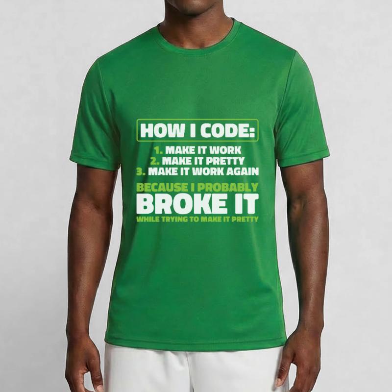 Developer, Coder, Programmer Men's Functional T-Shirt