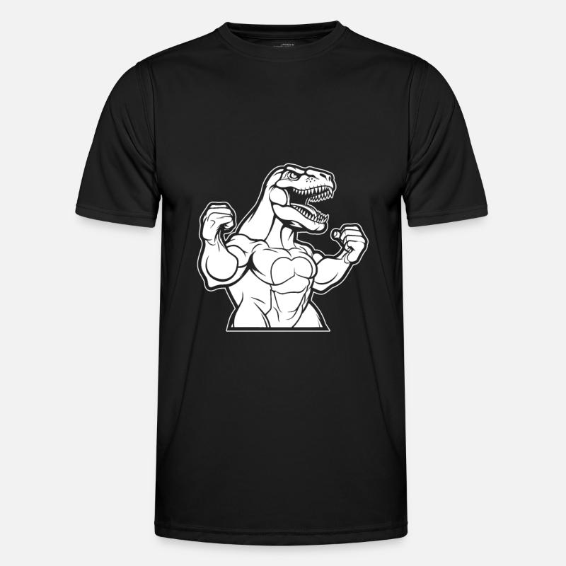 Trex T Rex Dino - Men's Functional T-Shirt - black