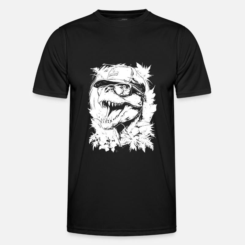Trex T Rex Dino - Men's Functional T-Shirt - black