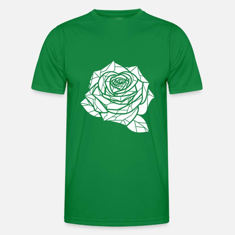 Red Rose Goth Men's Functional T-Shirt