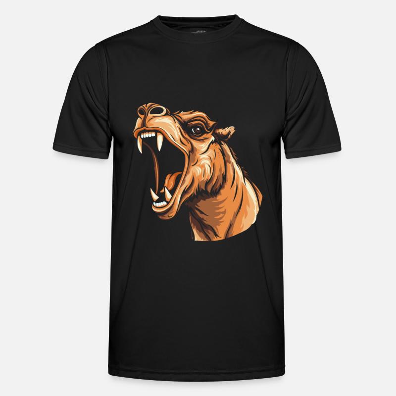 Kamel Wütend Männer Funktions-T-Shirt