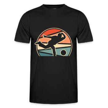 Bowling Bowlen Bowler - Männer Funktions-T-Shirt - Schwarz - Vorne - AI Model Male 178 dark (178cm)