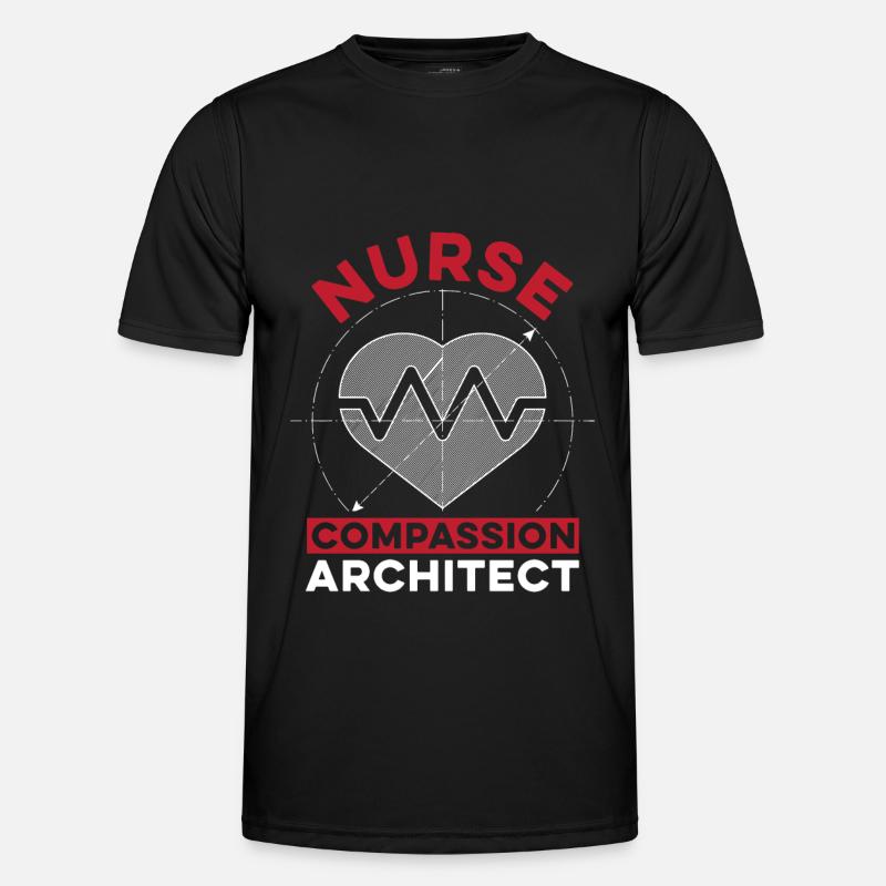 Krankenschwester Entwurf - Männer Funktions-T-Shirt - Schwarz