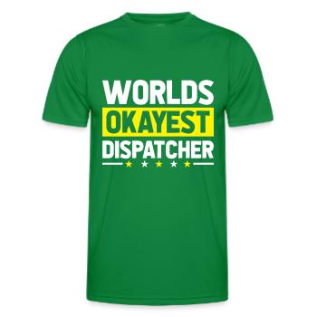 Emergency Call Control Center Operations Center - Men's Functional T-Shirt - kelly green - Front - AI Model Male 178 dark (178cm)