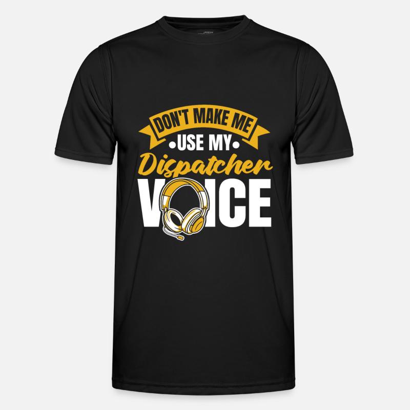 Emergency Call Control Center Operations Center Men's Functional T-Shirt