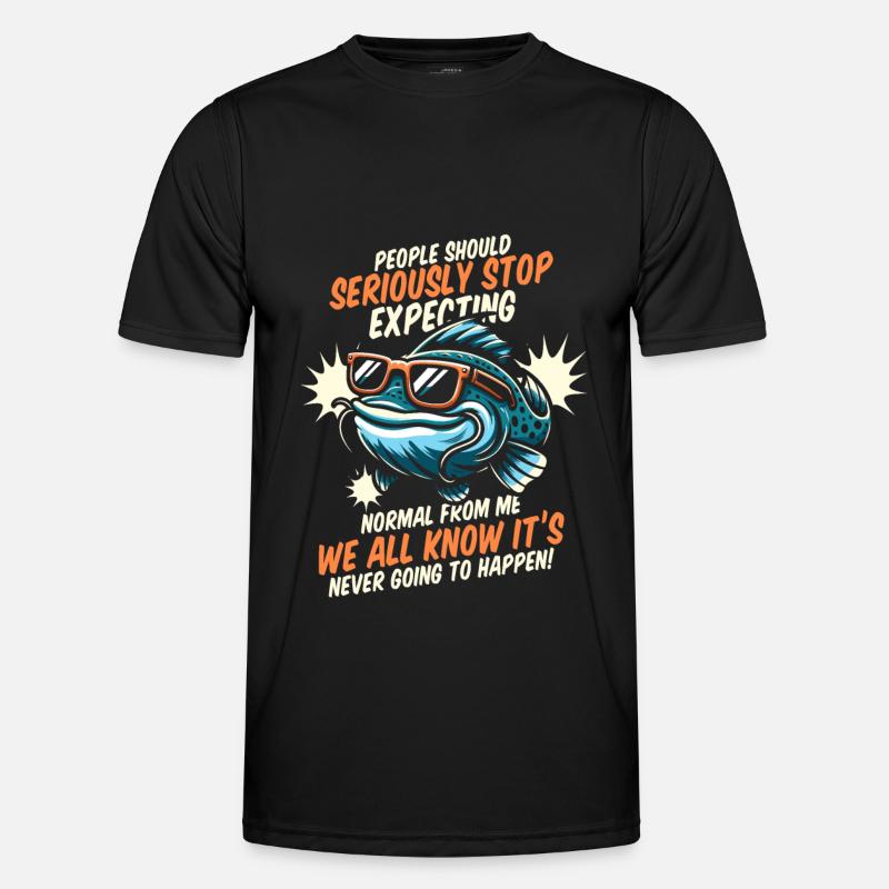 Wels - Männer Funktions-T-Shirt - Schwarz