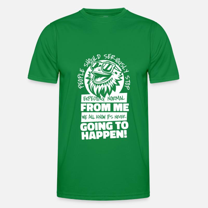 Bartagame Bearded Dragon Männer Funktions-T-Shirt