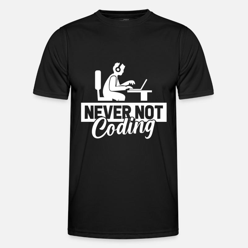 Developer Coder Programmer - Men's Functional T-Shirt - black