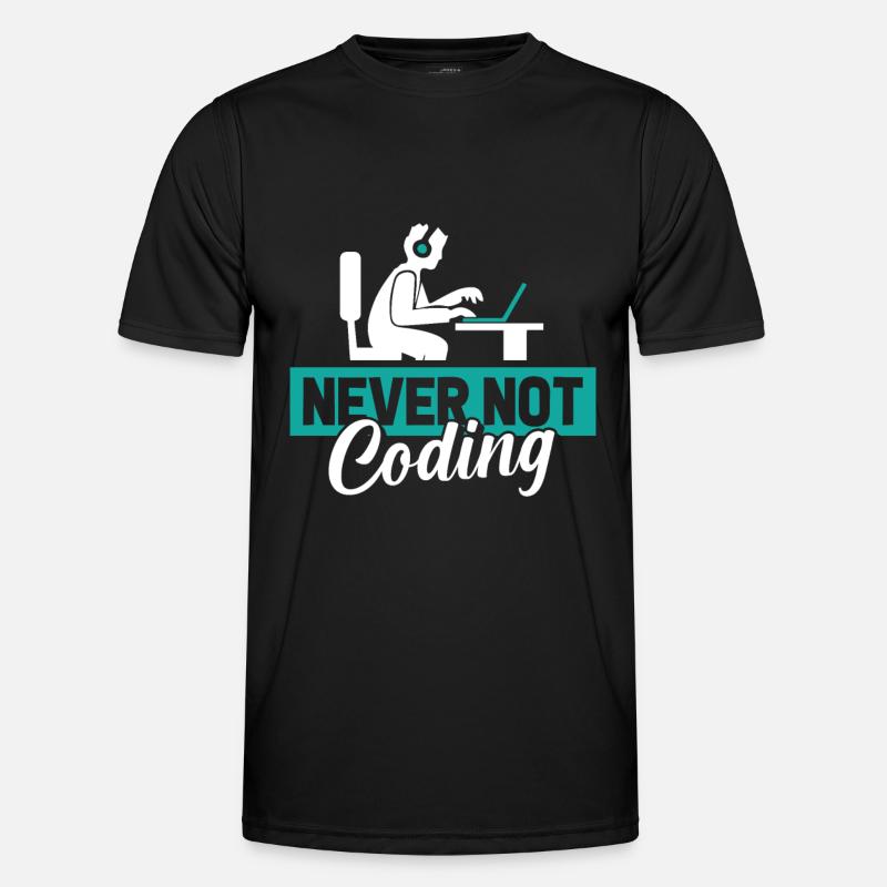 Developer, Coder, Programmer - Men's Functional T-Shirt - black