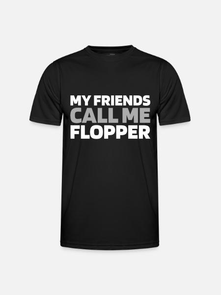Eishockey Torwart - Männer Funktions-T-Shirt - Schwarz
