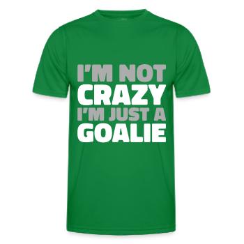 Eishockey Torwart - Männer Funktions-T-Shirt - Kelly Green - Vorne - AI Model Male 178 dark (178cm)