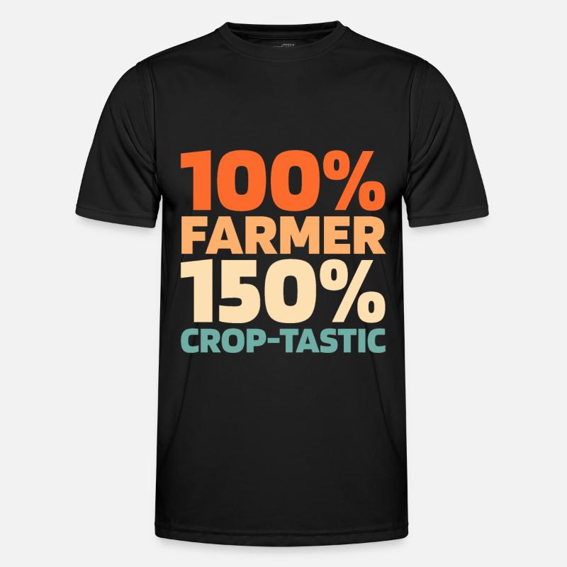 Farmer Farmer - Men's Functional T-Shirt - black