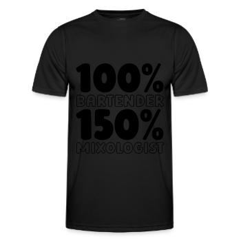 Barman Barman - T-shirt sport Homme - noir - Devant - AI Model Male 178 dark (178cm)