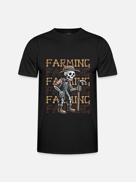Farmer Farmer - Men's Functional T-Shirt - black