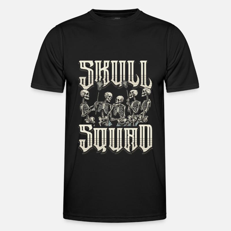 Lacrosse - Männer Funktions-T-Shirt - Schwarz