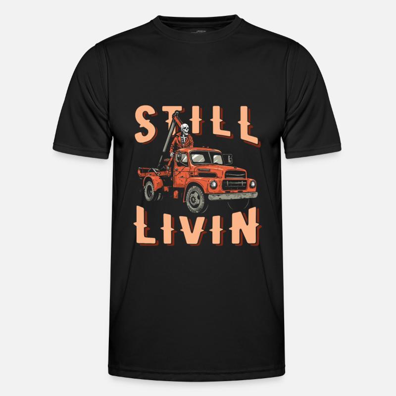 Abschleppdienst Abschlepper Männer Funktions-T-Shirt