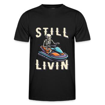Jet Ski - T-shirt sport Homme - noir - Devant - AI Model Male 178 dark (178cm)