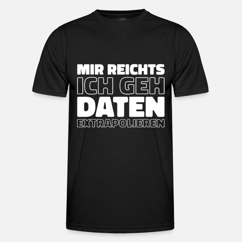Data Science Data Analyst - Männer Funktions-T-Shirt - Schwarz