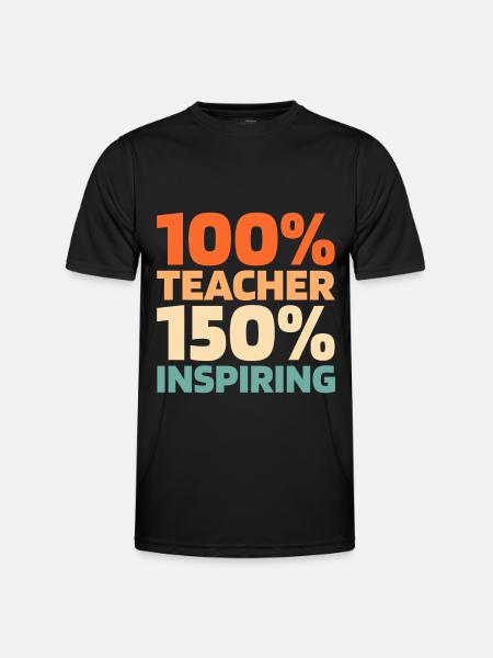 Teacher Pedagogue - Men's Functional T-Shirt - black