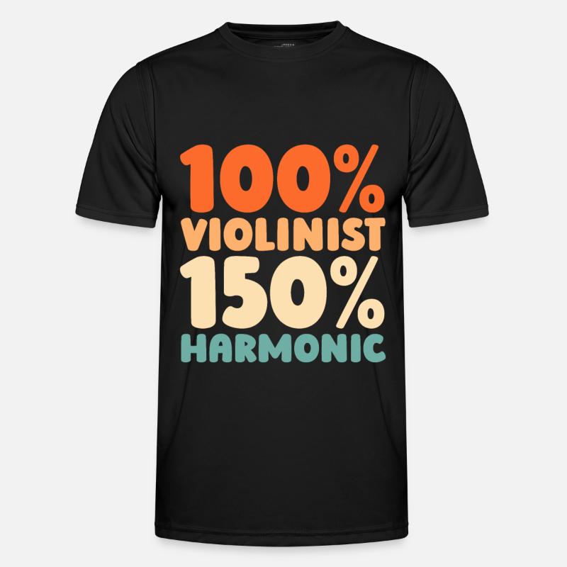 Violin Violin - Men's Functional T-Shirt - black