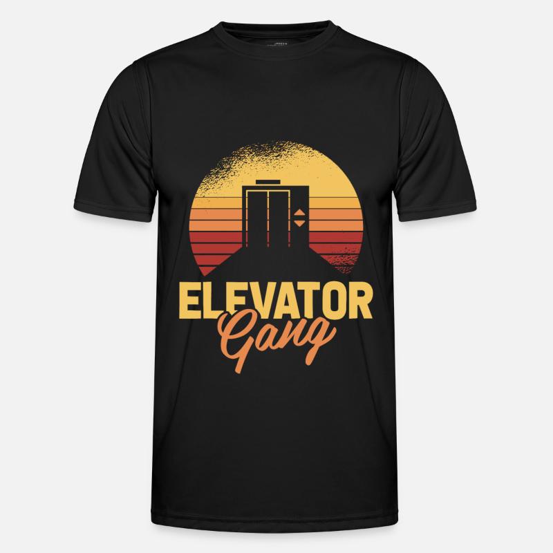 Elevator Elevator - Men's Functional T-Shirt - black