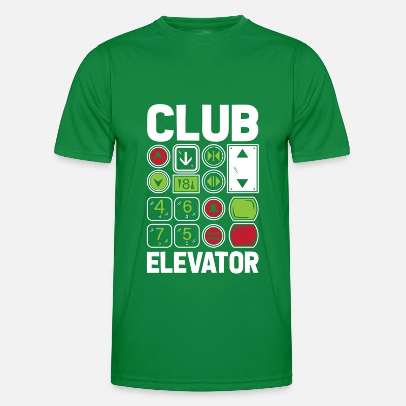 Elevator Elevator Buttons Men's Functional T-Shirt