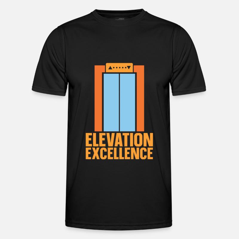 Elevator Elevator - Men's Functional T-Shirt - black