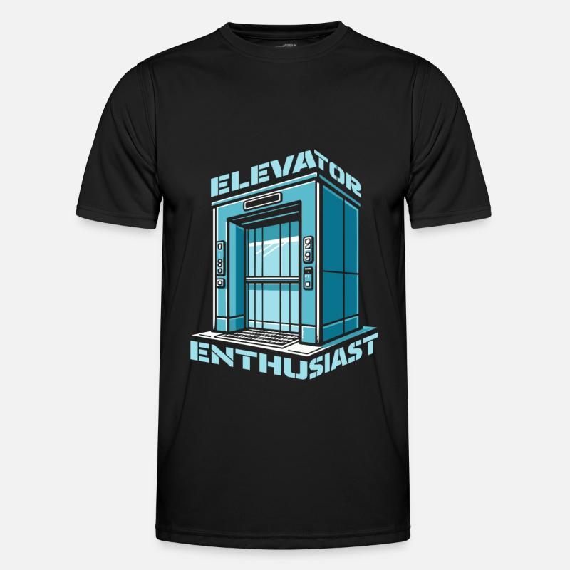 Elevator Elevator - Men's Functional T-Shirt - black
