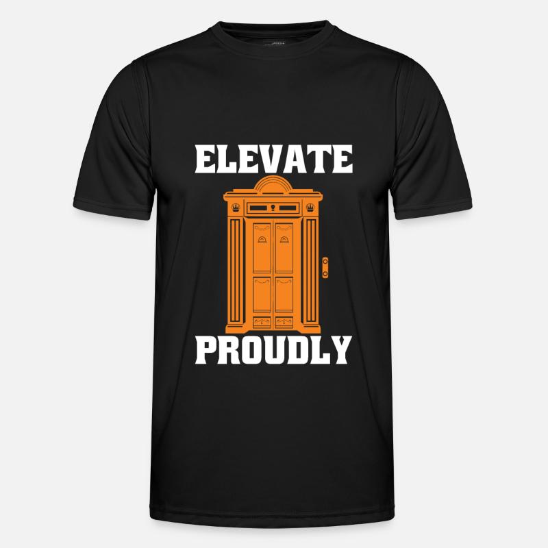 Elevator Elevator - Men's Functional T-Shirt - black