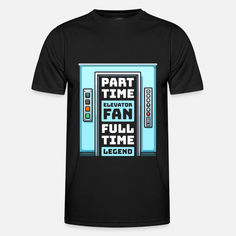 Elevator Elevator - Men's Functional T-Shirt - black