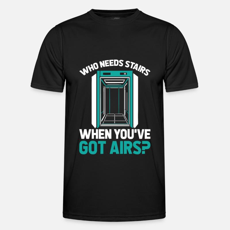 Elevator Elevator - Men's Functional T-Shirt - black