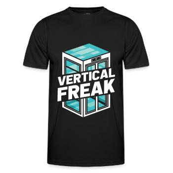 Elevator Elevator - Men's Functional T-Shirt - black - Front - AI Model Male 178 dark (178cm)