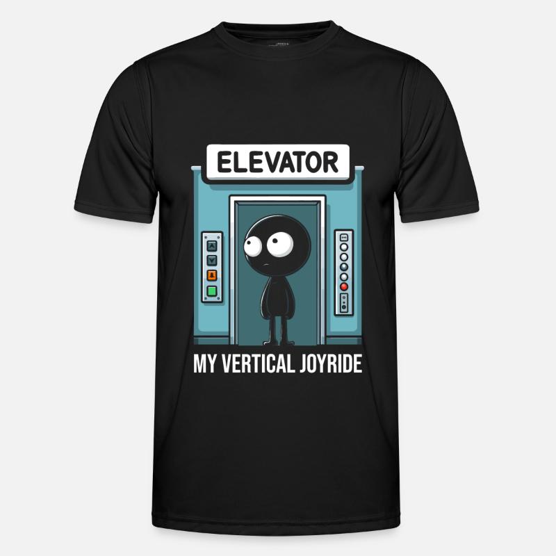 Elevator Elevator - Men's Functional T-Shirt - black