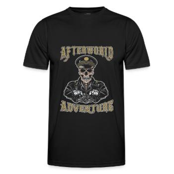 Train Driver Train Driver Afterworld Adventure - Men's Functional T-Shirt - black - Front - AI Model Male 178 dark (178cm)