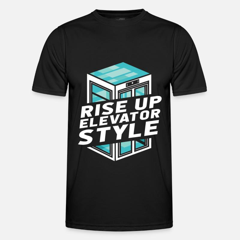 Elevator Elevator - Men's Functional T-Shirt - black