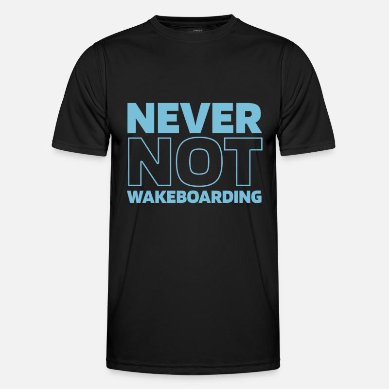 Wakeboard Wakeboarder Men's Functional T-Shirt