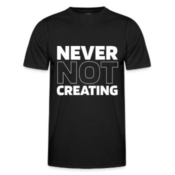 Tattoo artist tattoo - Men's Functional T-Shirt - black - Front - AI Model Male 178 dark (178cm)