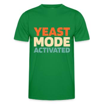 Sourdough bread - Men's Functional T-Shirt - kelly green - Front - AI Model Male 178 dark (178cm)