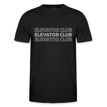 Elevator Elevator - Men's Functional T-Shirt - black - Front - AI Model Male 178 dark (178cm)