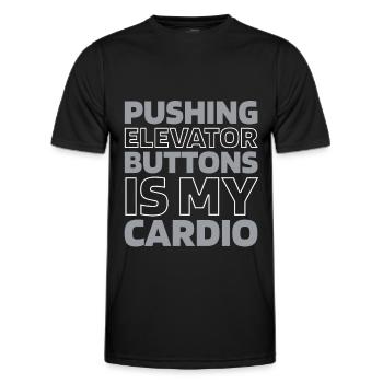 Elevator Elevator - Men's Functional T-Shirt - black - Front - AI Model Male 178 dark (178cm)