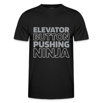 Elevator Elevator - Men's Functional T-Shirt - black - Front - AI Model Male 178 dark (178cm)