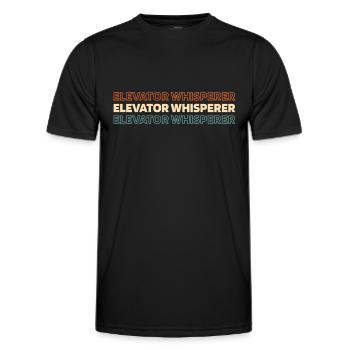 Elevator Elevator - Men's Functional T-Shirt - black - Front - AI Model Male 178 dark (178cm)