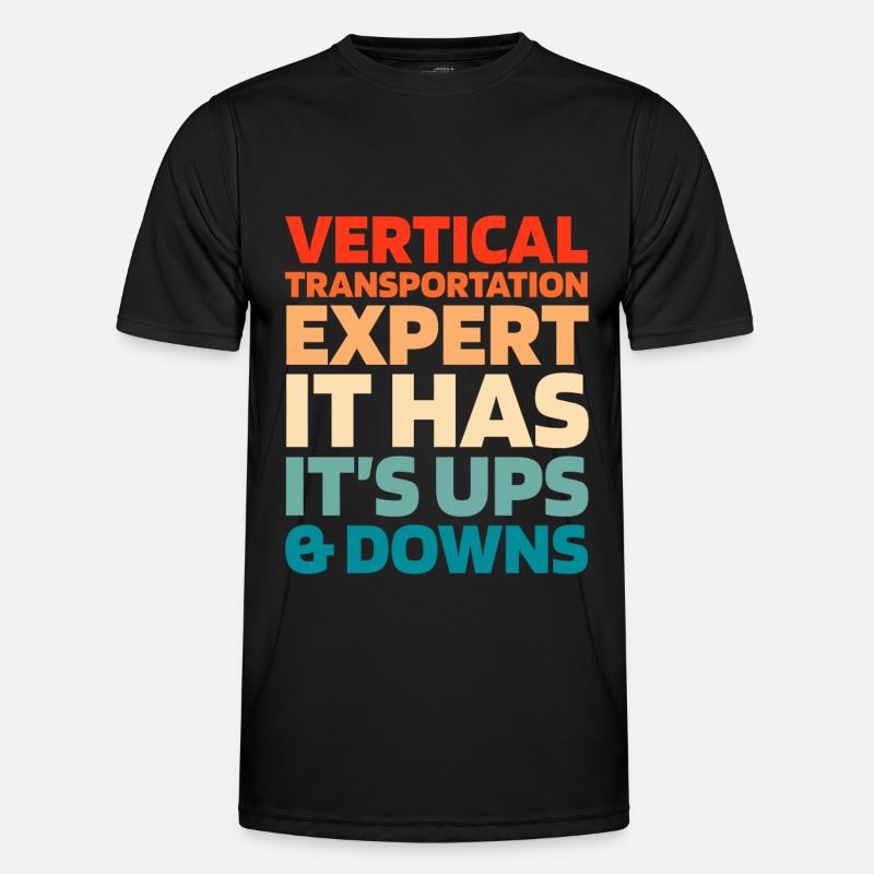 Elevator Elevator - Men's Functional T-Shirt - black