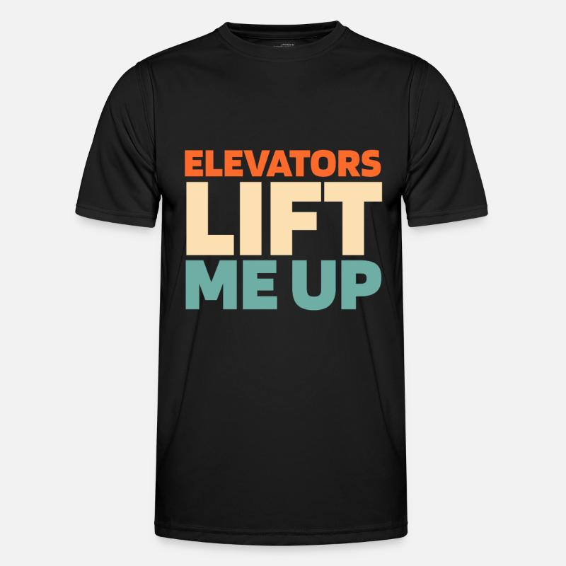 Elevator Elevator - Men's Functional T-Shirt - black