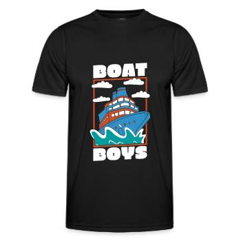 Kreuzfahrt - Männer Funktions-T-Shirt - Schwarz - Vorne - AI Model Male 178 dark (178cm)