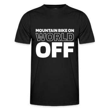 VTT VTT VTT - T-shirt sport Homme - noir - Devant - AI Model Male 178 dark (178cm)
