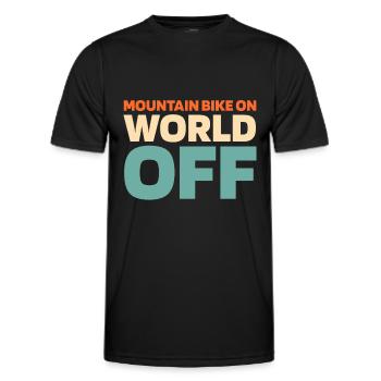 VTT VTT VTT - T-shirt sport Homme - noir - Devant - AI Model Male 178 dark (178cm)