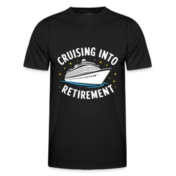 Kreuzfahrt - Männer Funktions-T-Shirt - Schwarz - Vorne - AI Model Male 178 dark (178cm)