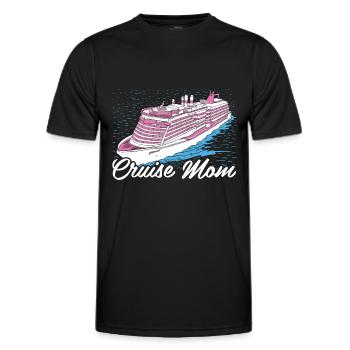 Kreuzfahrt - Männer Funktions-T-Shirt - Schwarz - Vorne - AI Model Male 178 dark (178cm)