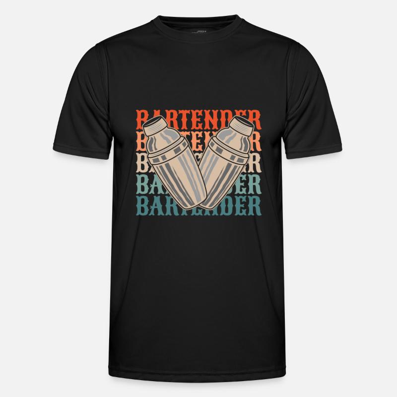 Barkeeper Bartender Men's Functional T-Shirt